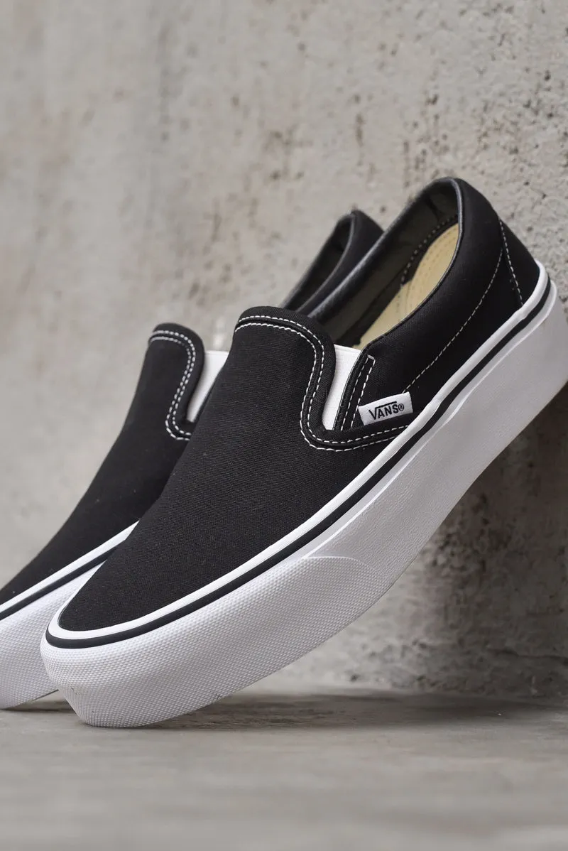 Classic Slip-On Platform - Black