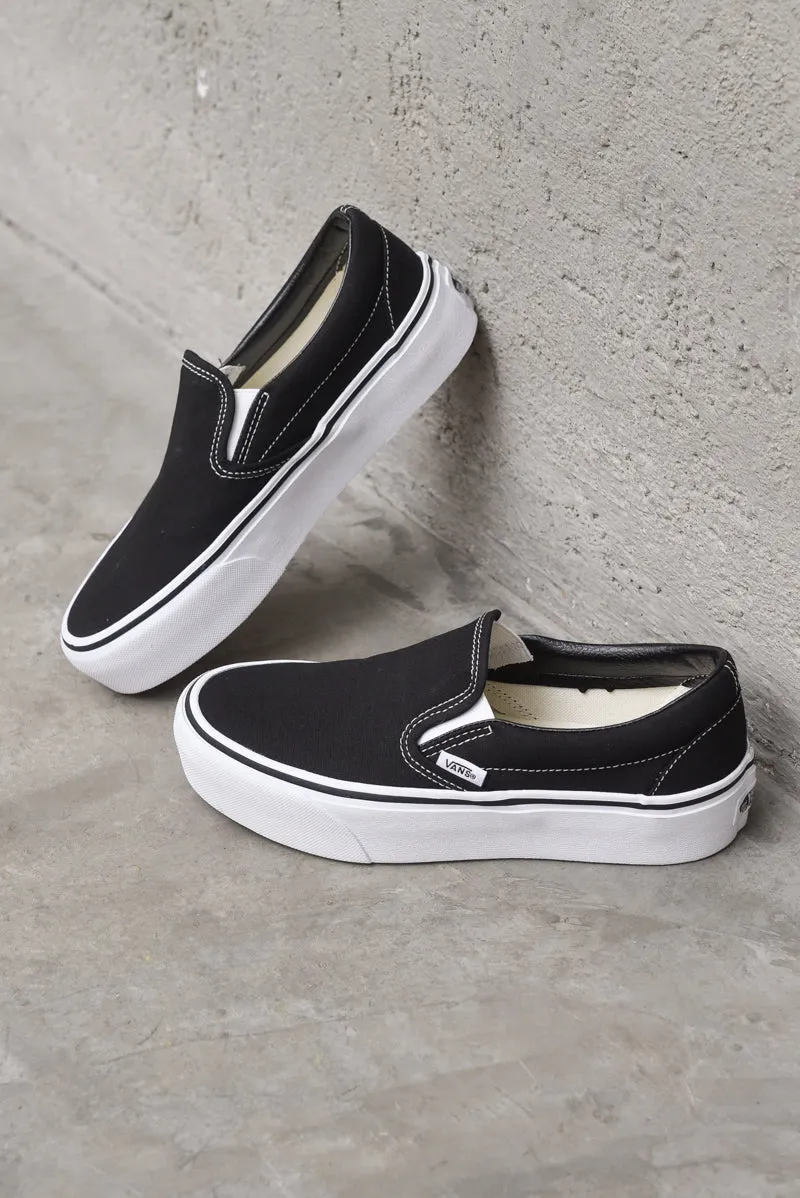 Classic Slip-On Platform - Black