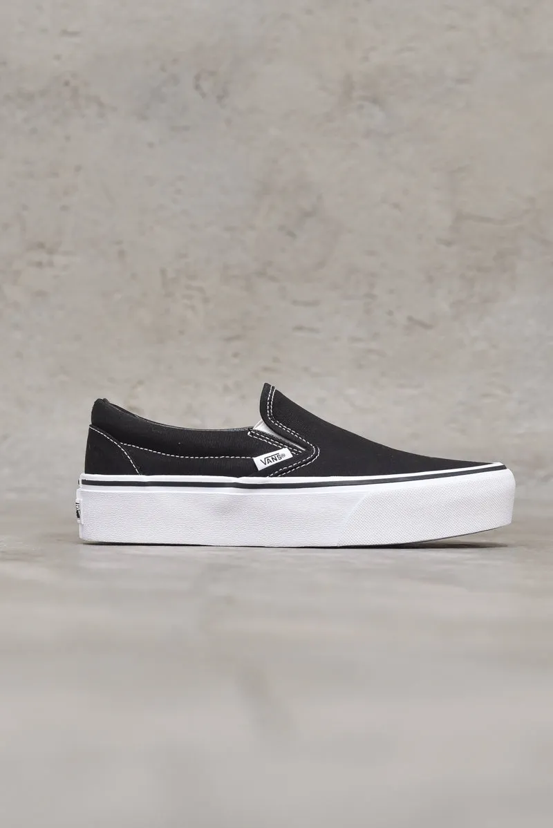 Classic Slip-On Platform - Black