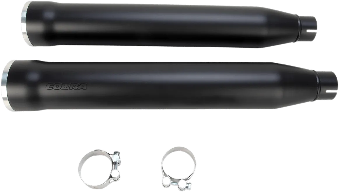 Cobra 6053B 3in. Slip-On Muffler with RacePro Tips - Black