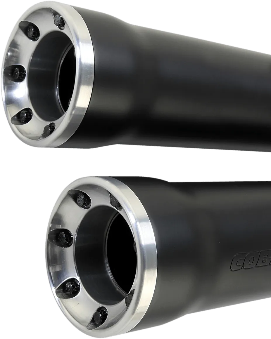 Cobra 6053B 3in. Slip-On Muffler with RacePro Tips - Black