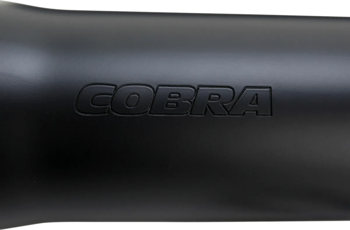 Cobra 6053B 3in. Slip-On Muffler with RacePro Tips - Black
