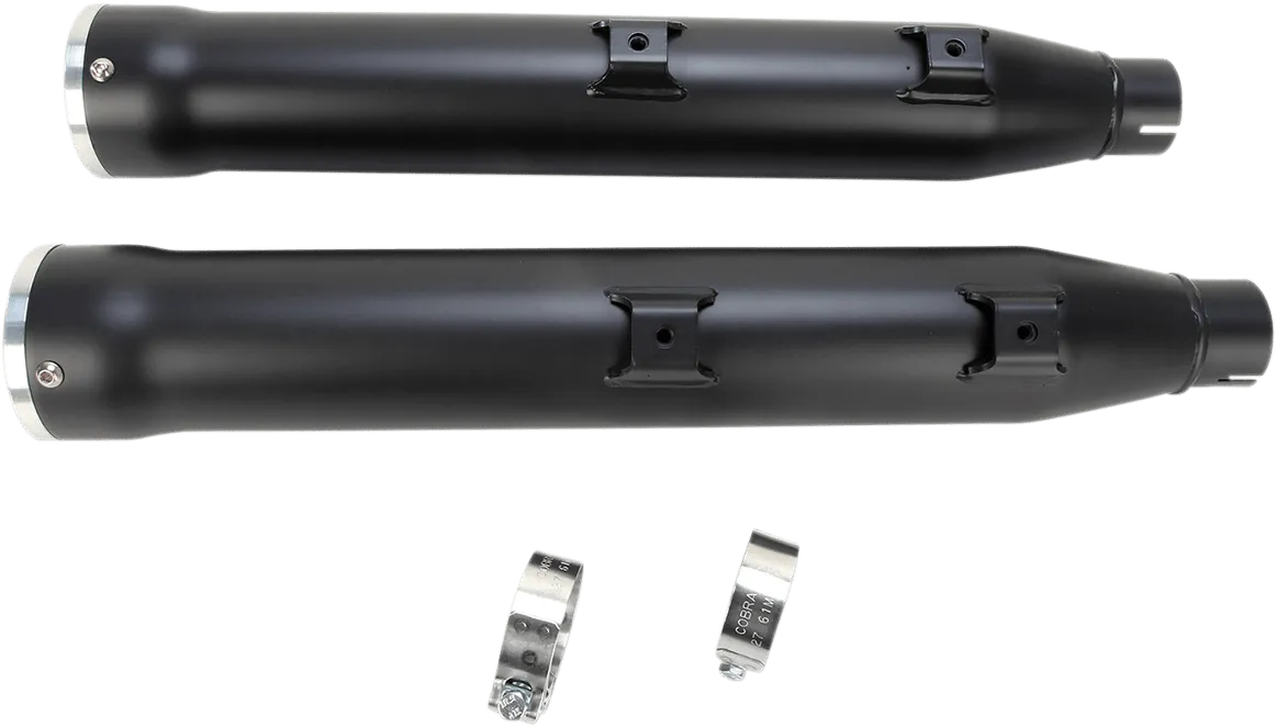 Cobra 6053B 3in. Slip-On Muffler with RacePro Tips - Black