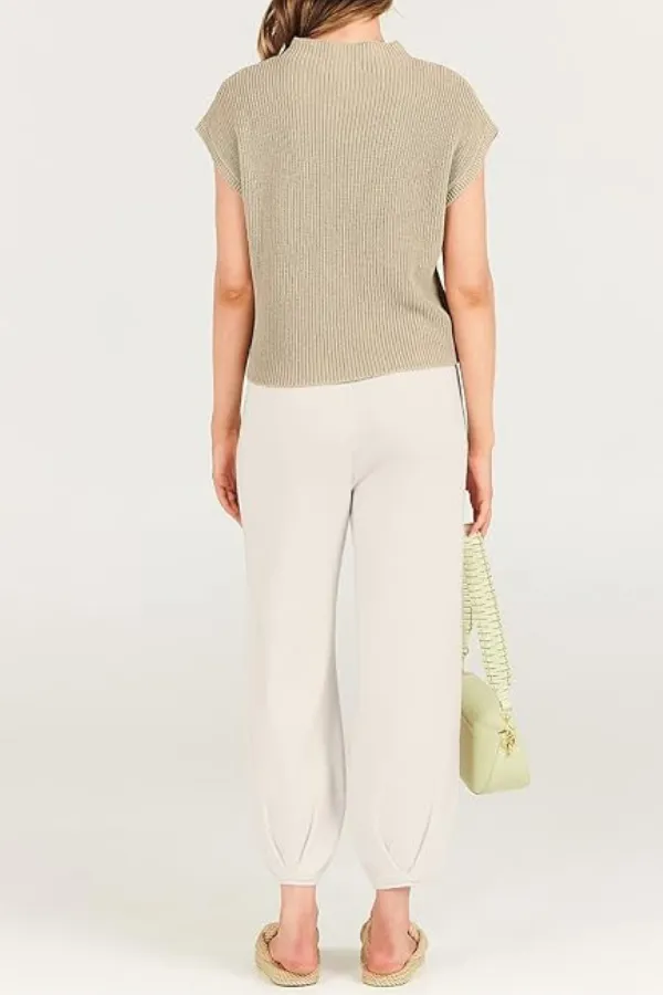 Comfy Couture Knit Sweater Two-Piece Set