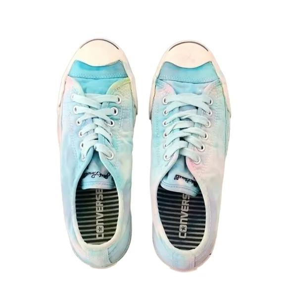 Converse Jack Purcell Mermaid Tie Dye Sneakers Womens 7 Men 5 Custom RARE OAK