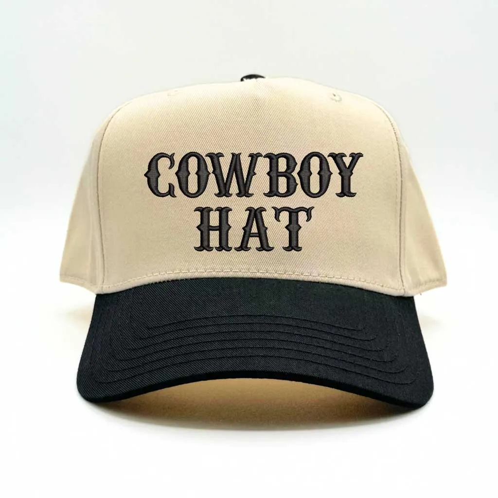 Cowboy Hat 5 Panel Baseball Hat