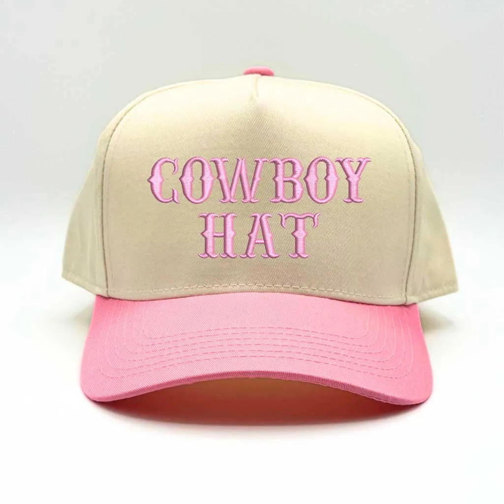 Cowboy Hat 5 Panel Baseball Hat
