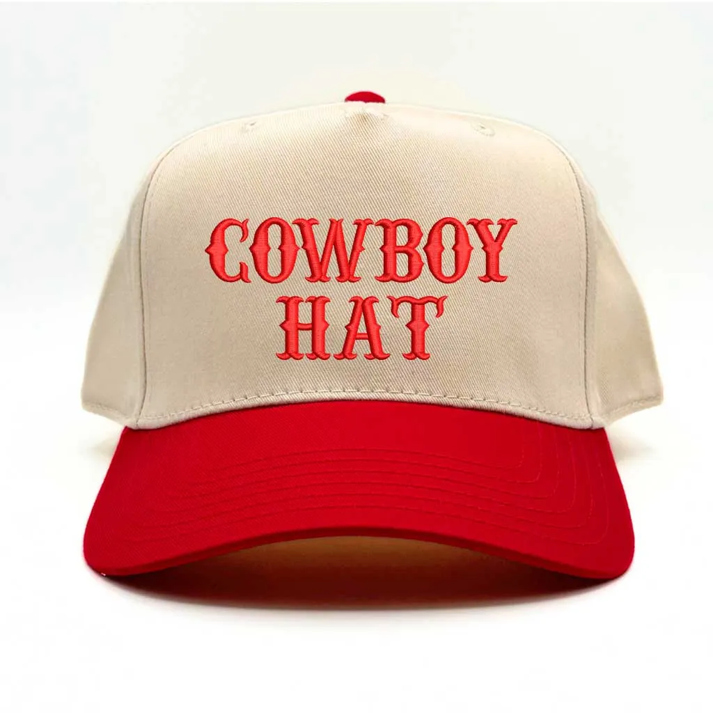 Cowboy Hat 5 Panel Baseball Hat