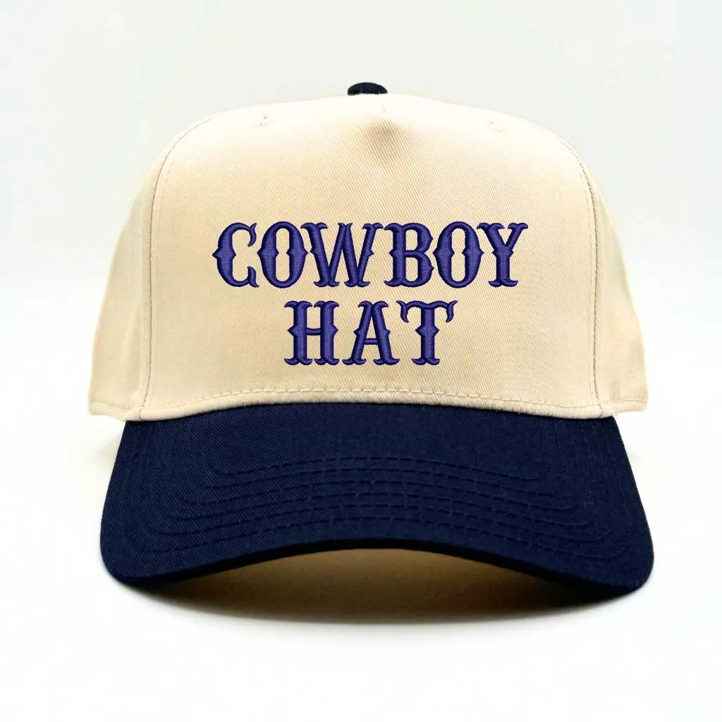 Cowboy Hat 5 Panel Baseball Hat