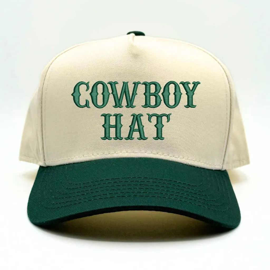 Cowboy Hat 5 Panel Baseball Hat