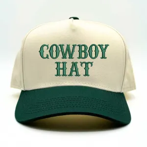 Cowboy Hat 5 Panel Baseball Hat
