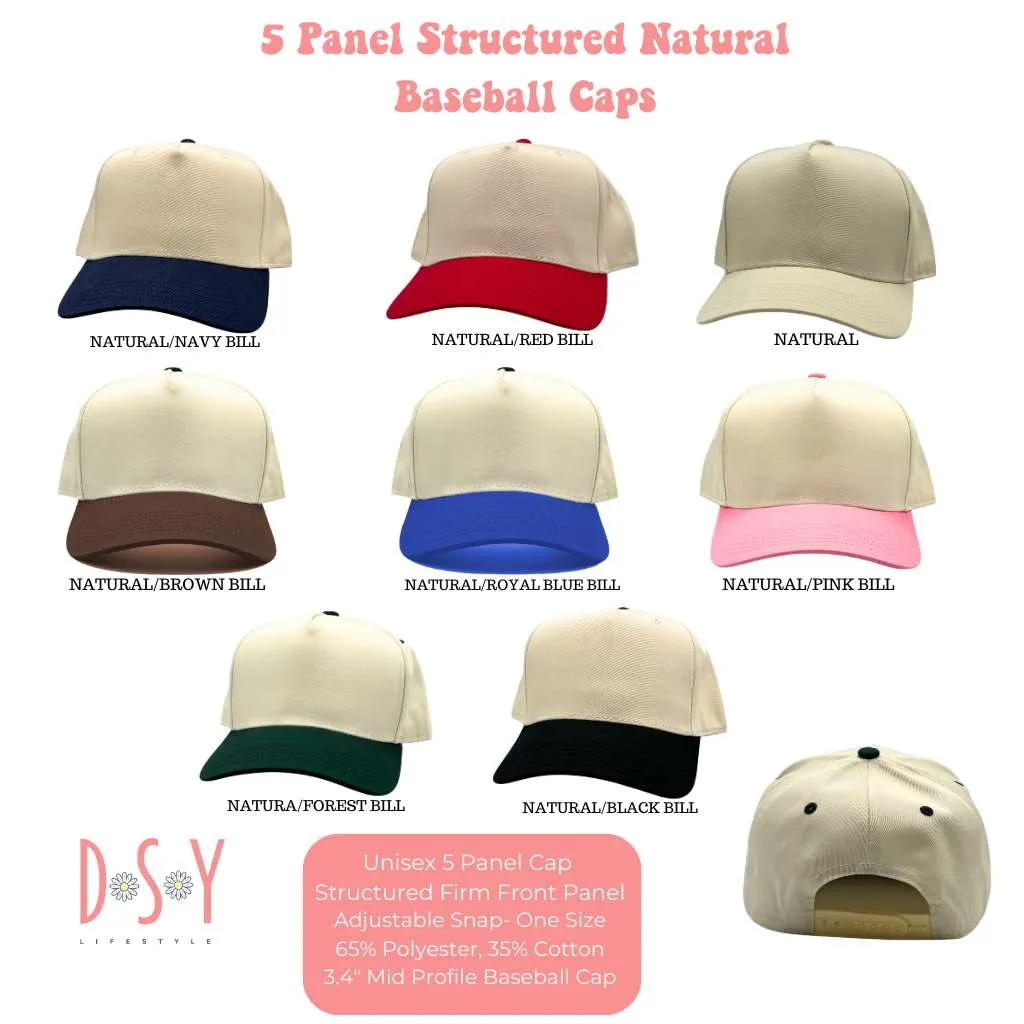 Cowboy Hat 5 Panel Baseball Hat
