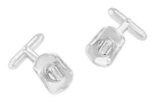 Cowboy Hat Cufflinks in Sterling Silver