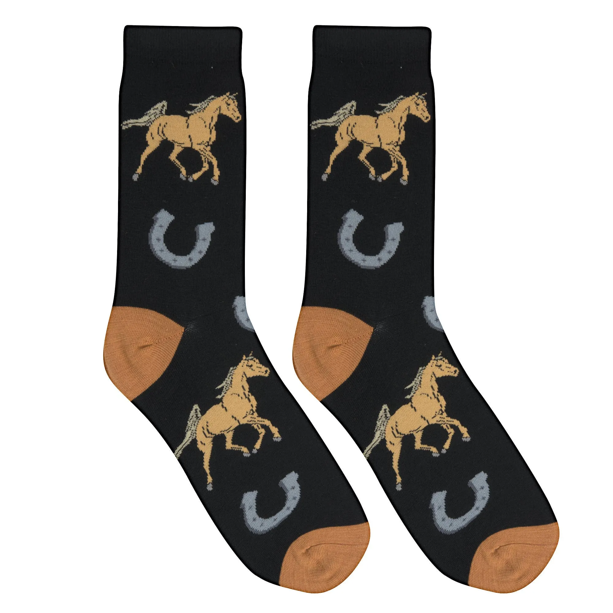 Crazy Socks - Womens Crew - Horses | Stuffology Boutique