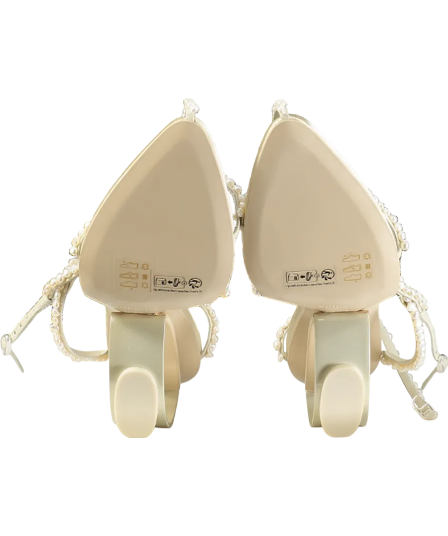 Cult Gaia Cream Novah Sandal UK 5 EU 38 👠