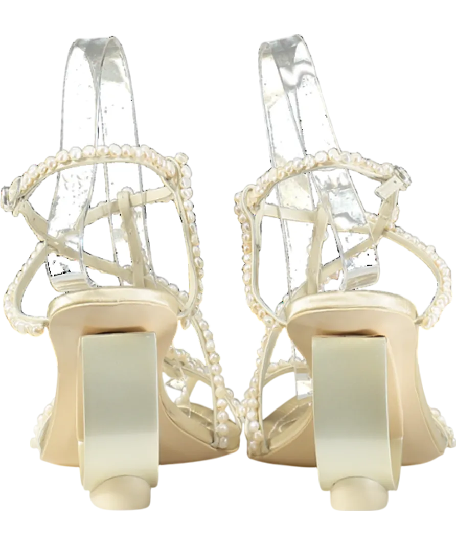 Cult Gaia Cream Novah Sandal UK 5 EU 38 👠