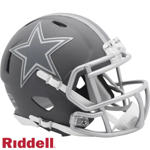Dallas Cowboys Helmet Riddell Replica Mini Speed Style Slate Alternate