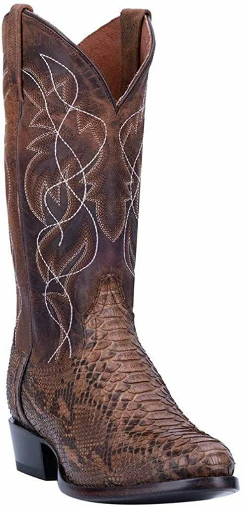 Dan Post DP3037 Manning Python Leather 13" Round Toe Western Boot