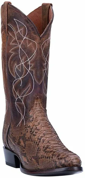 Dan Post DP3037 Manning Python Leather 13" Round Toe Western Boot