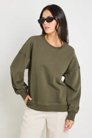 Daylight Khaki RE:UNION Label Sweatshirt