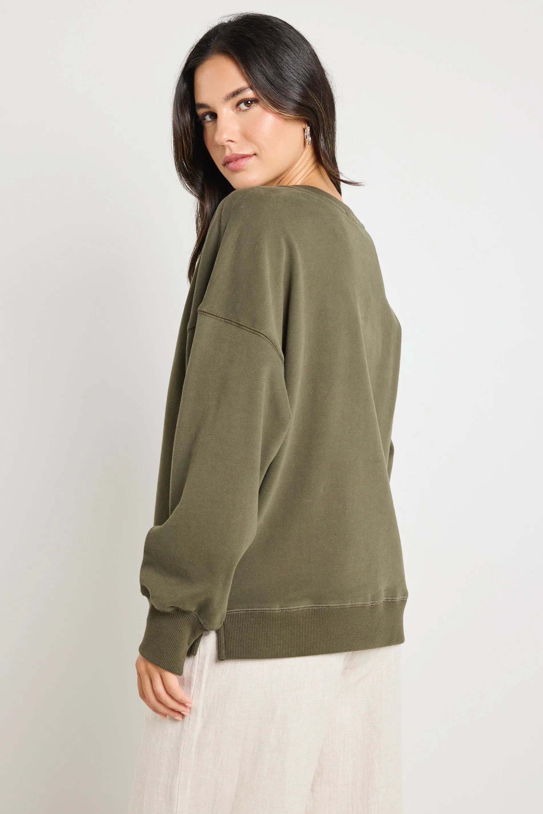 Daylight Khaki RE:UNION Label Sweatshirt