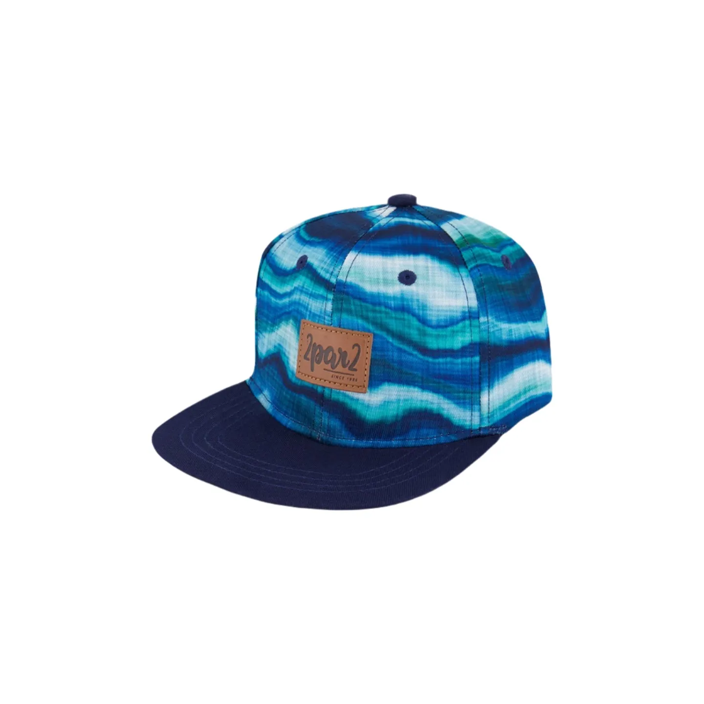 Deux Par Deux  Cap - Blue Wave