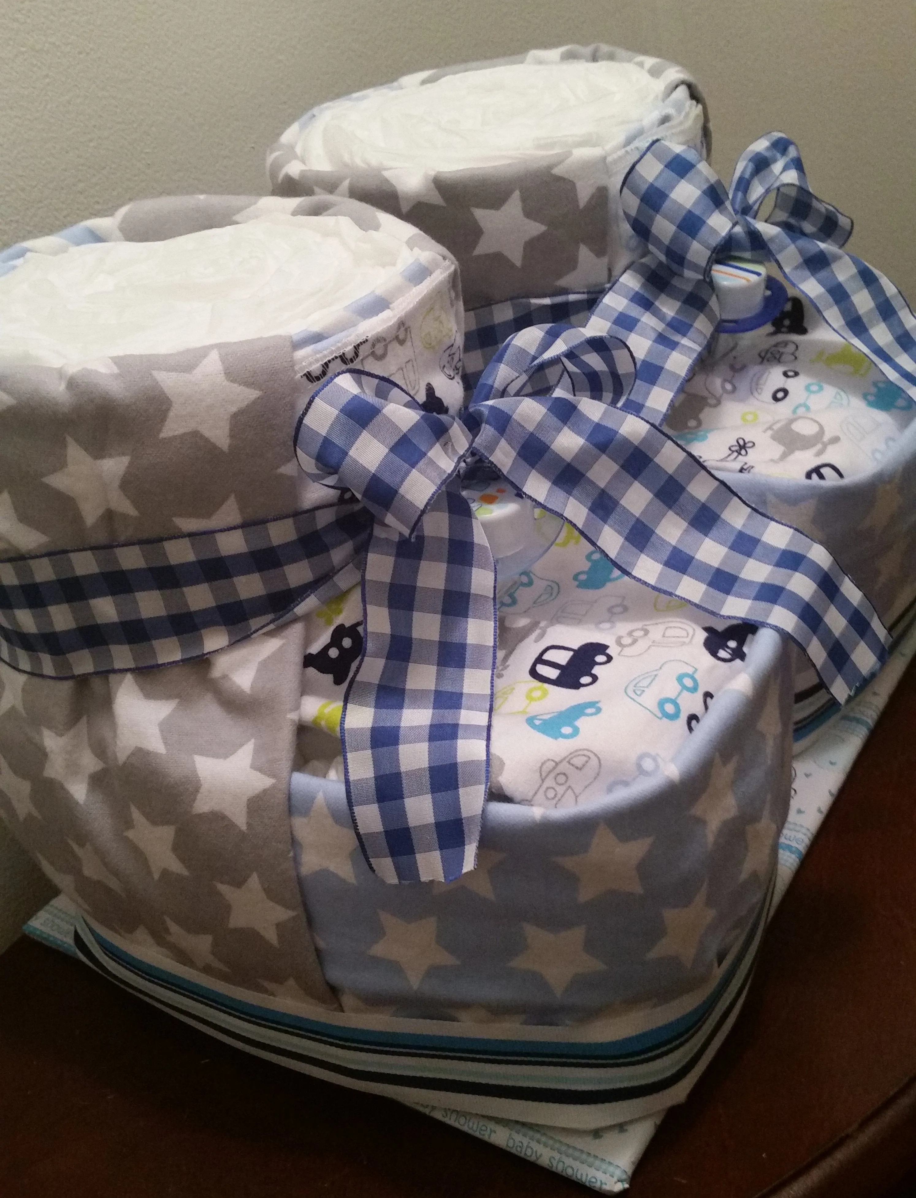 Diaper Cake - Baby Booties (Boy)
