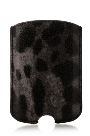 Dolce & Gabbana LEOPARD Matte Grey Blackberry / Samsung Case