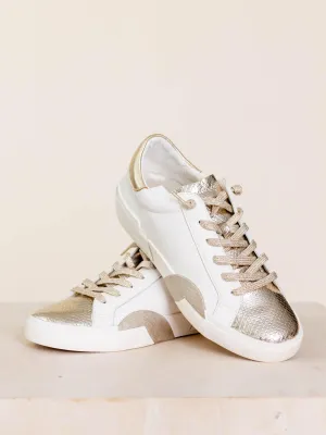 Dolce Vita Zina Sneaker - White/Gold