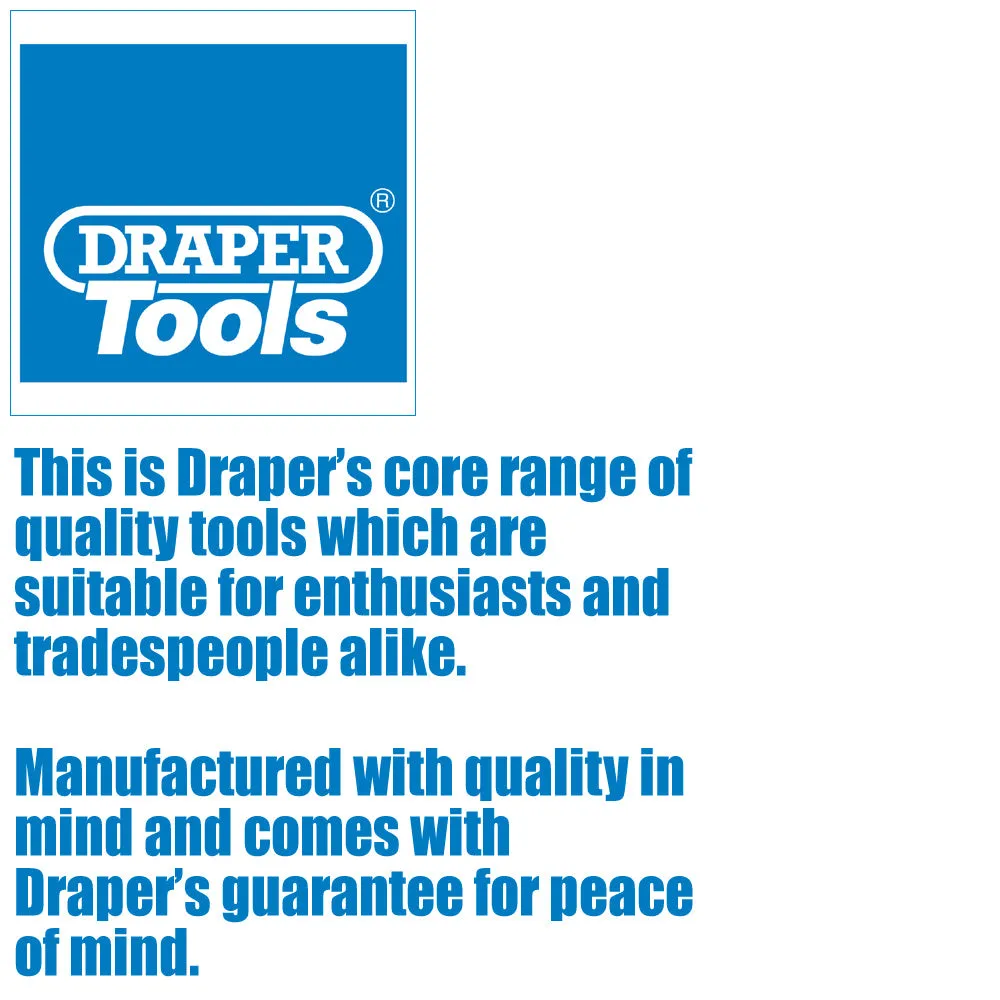 Draper 91874 Heavy Duty Booster Cables, 6.5m x 50mm²