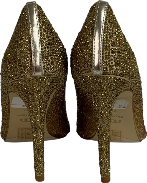 Dune Metallic Ombre Diamanté Heels UK 4 EU 37 👠
