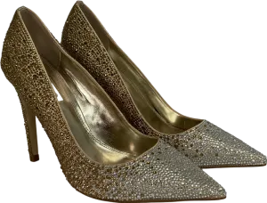 Dune Metallic Ombre Diamanté Heels UK 4 EU 37 👠