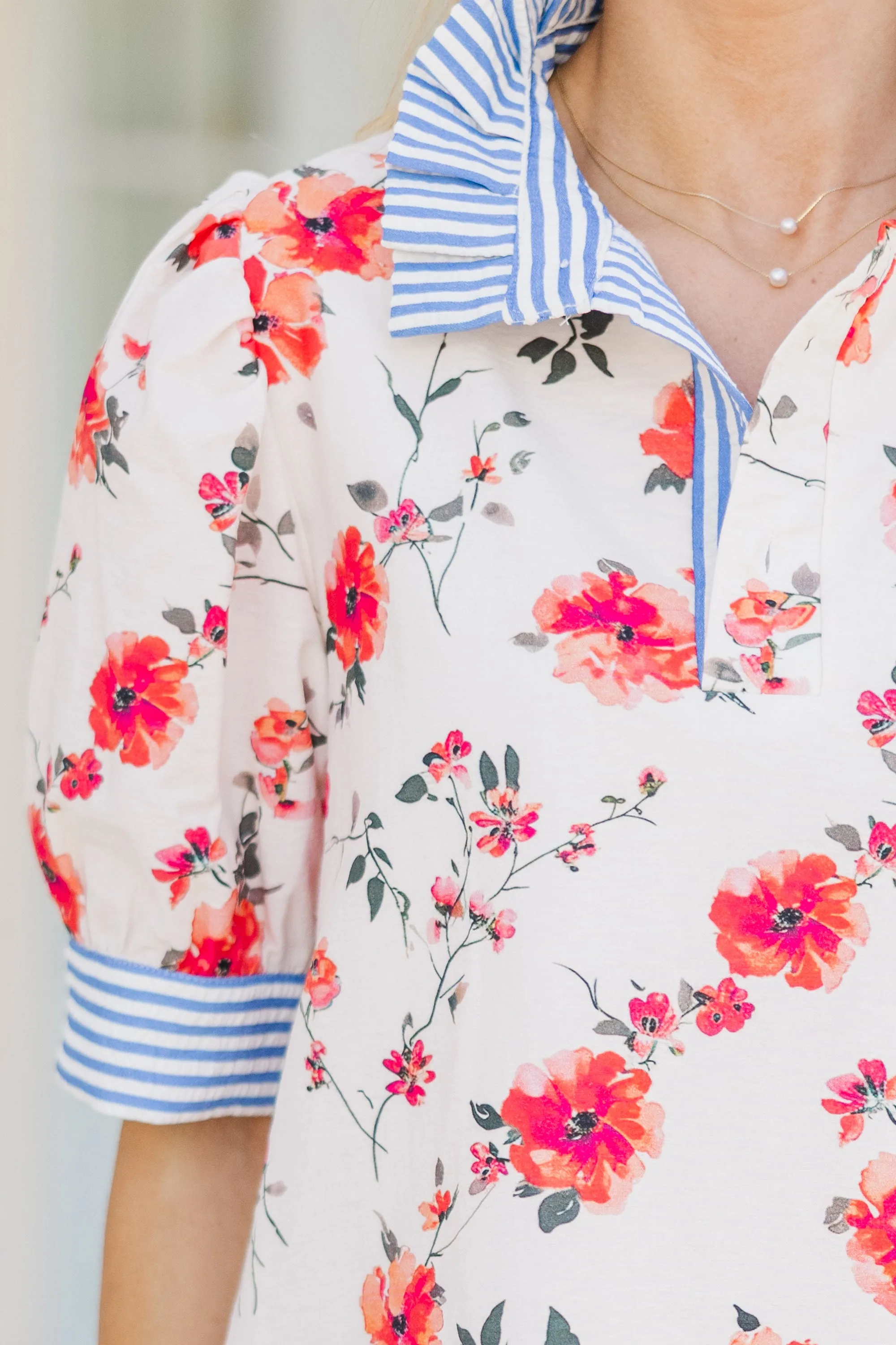 Easy Love Coral Pink Floral Dress