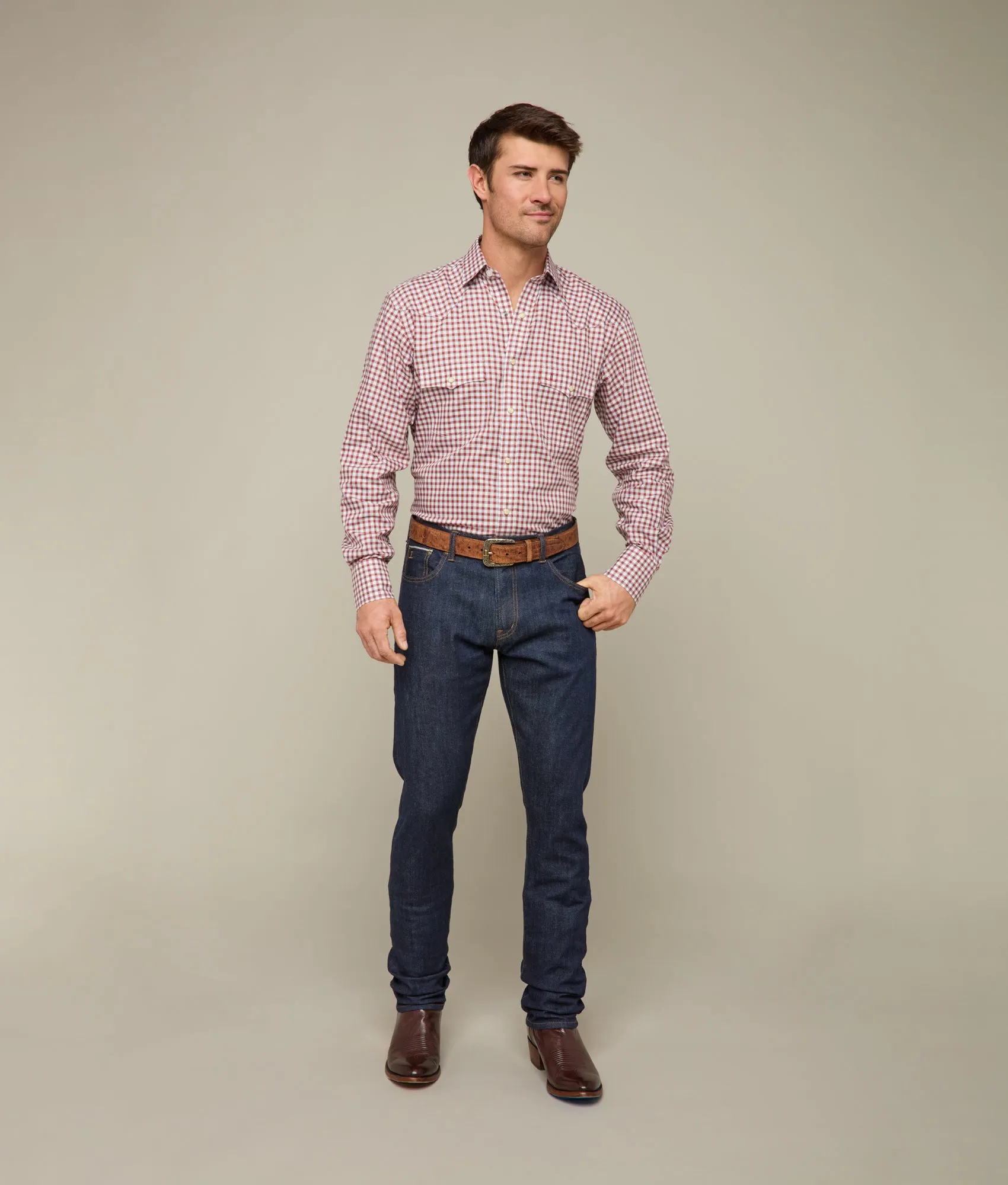 El Paso Plaids :: Brick Red