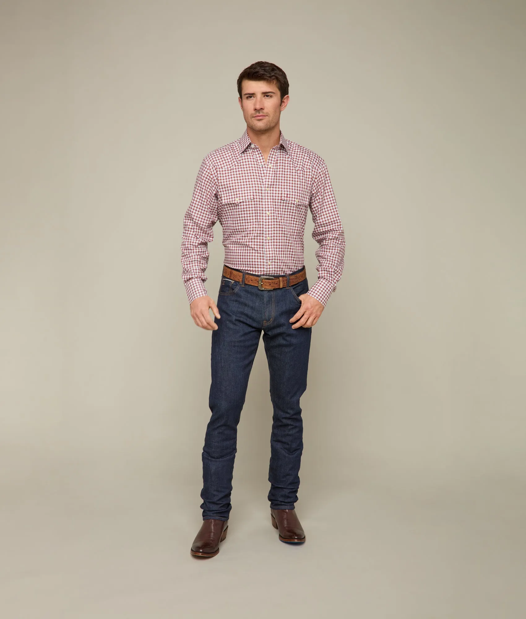 El Paso Plaids :: Brick Red