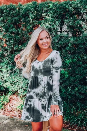 Empress Baby Doll Dress - Olive