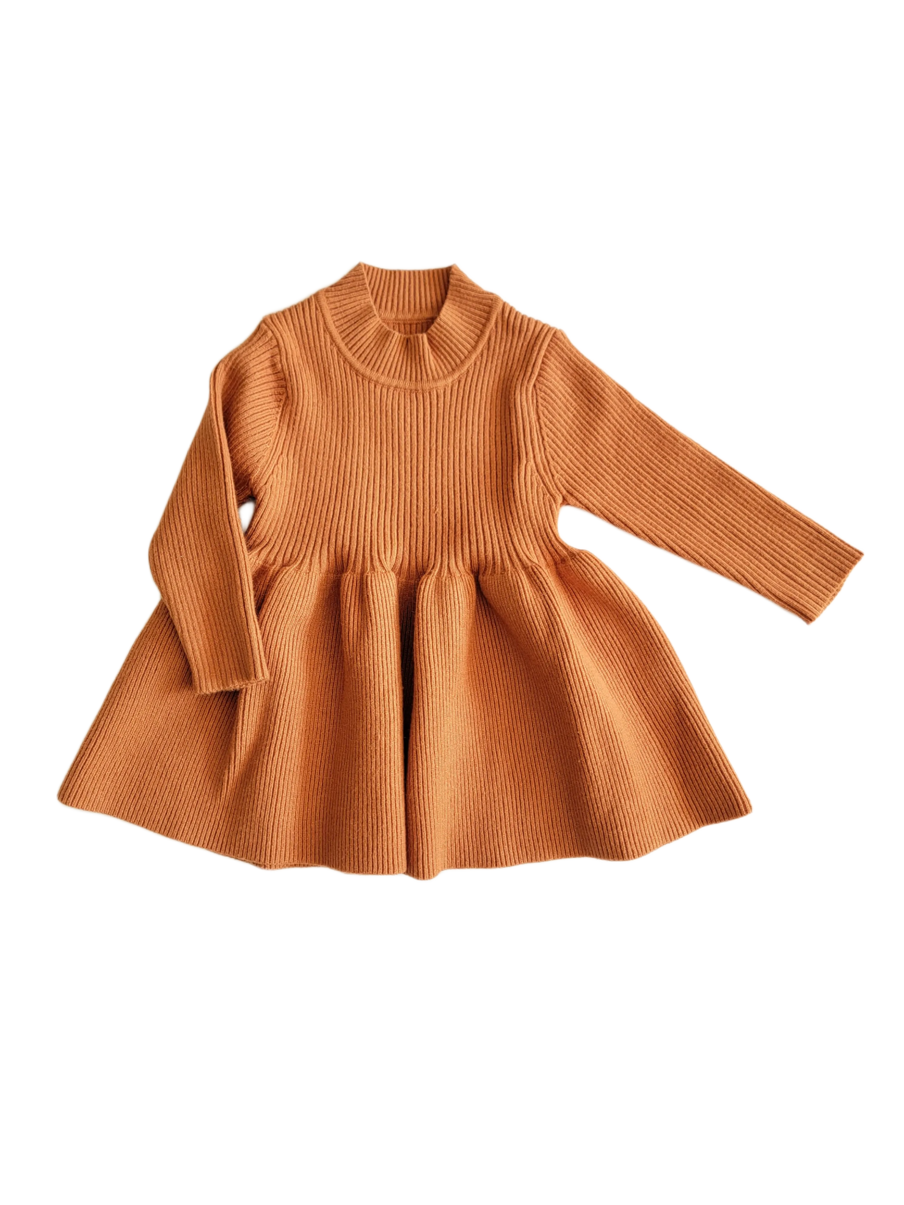 Ensley Knitted Dress Chestnut