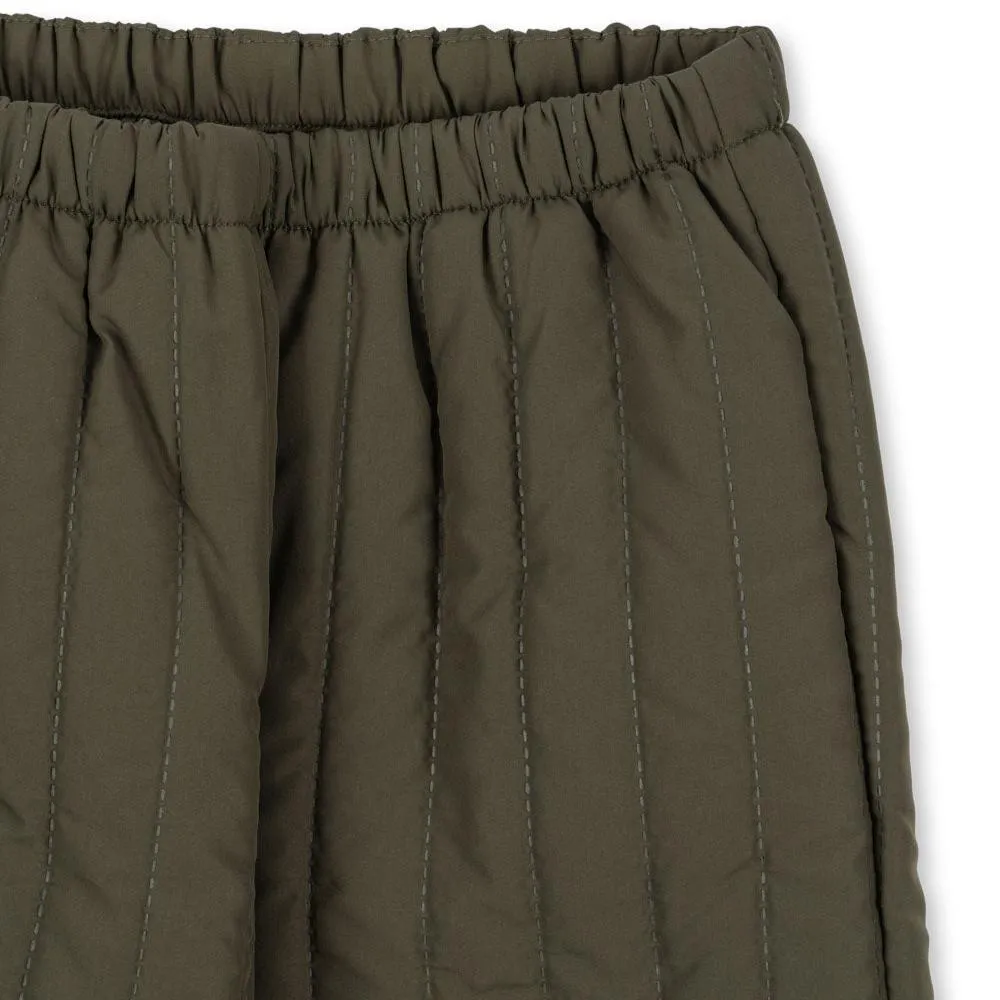 Evi Quilted Jacket and Trousers Thermo Set (Olive)