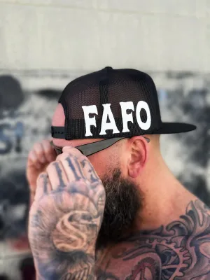 FAFO FLAT BILL HAT