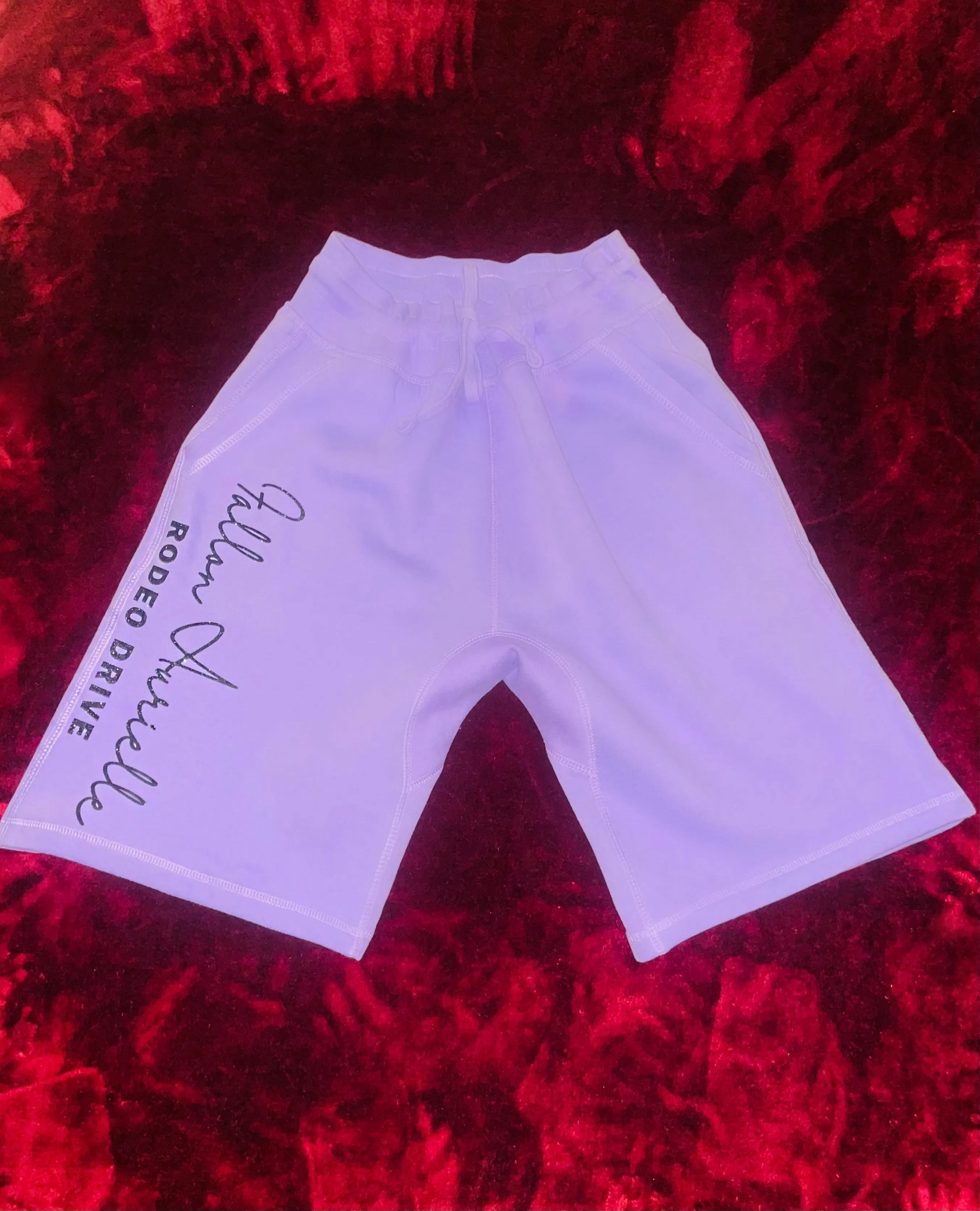 Fallon Aurielle Unisex Signature Rodeo Drive Rep Yo Set Short Set (Lavender & Black Sparkle)