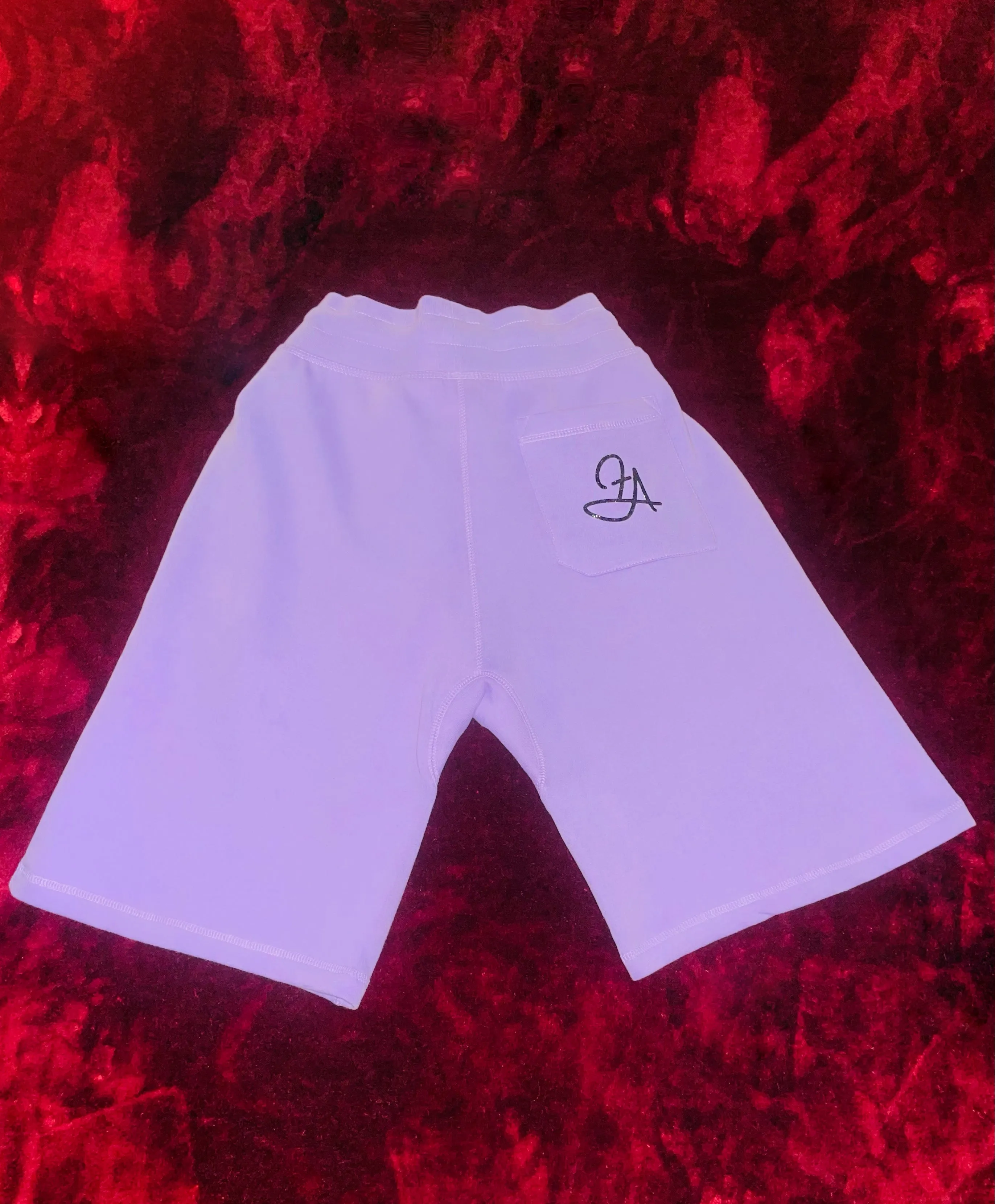 Fallon Aurielle Unisex Signature Rodeo Drive Rep Yo Set Short Set (Lavender & Black Sparkle)