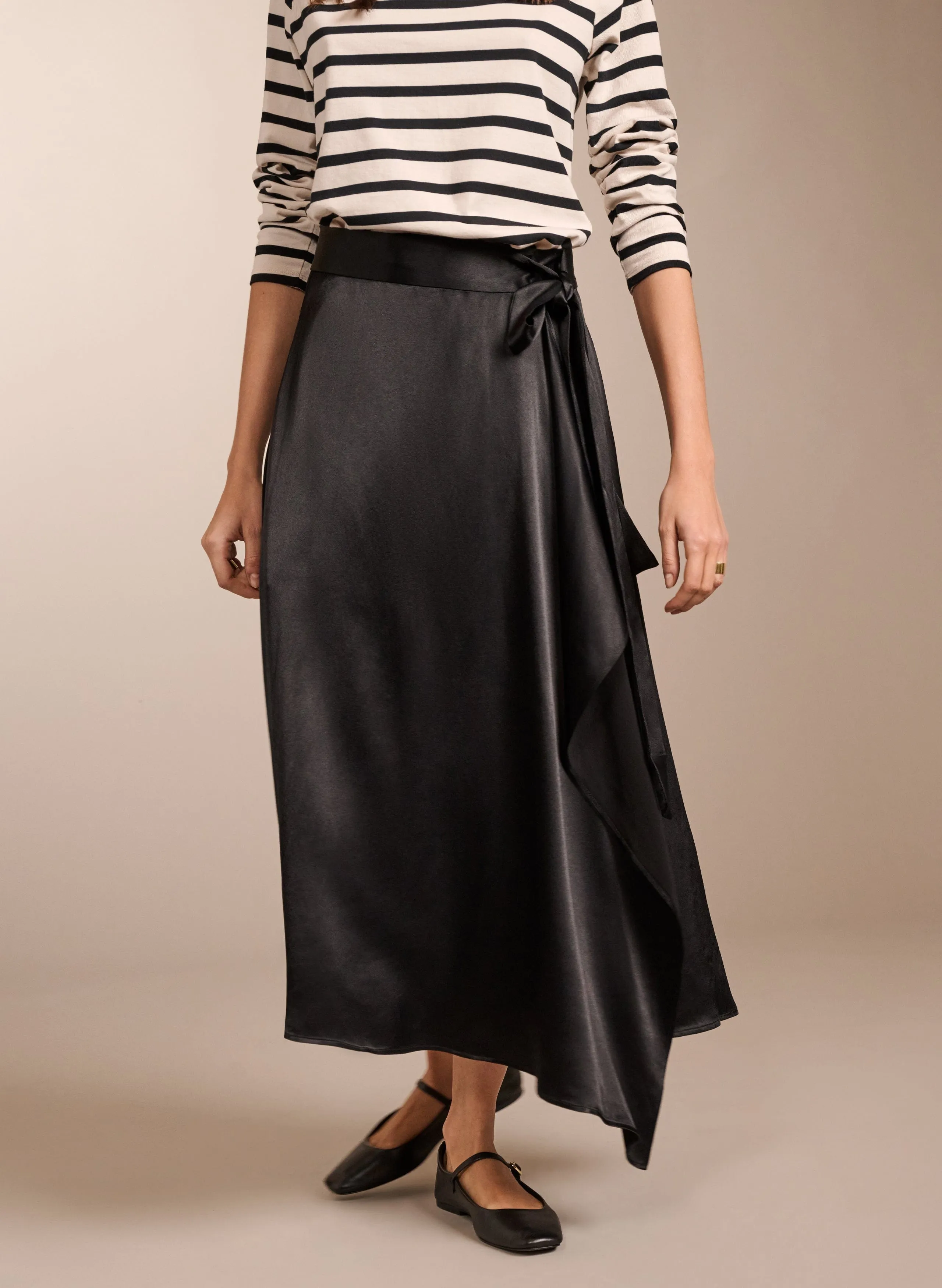 Federica Ecojilin Skirt | Caviar Black