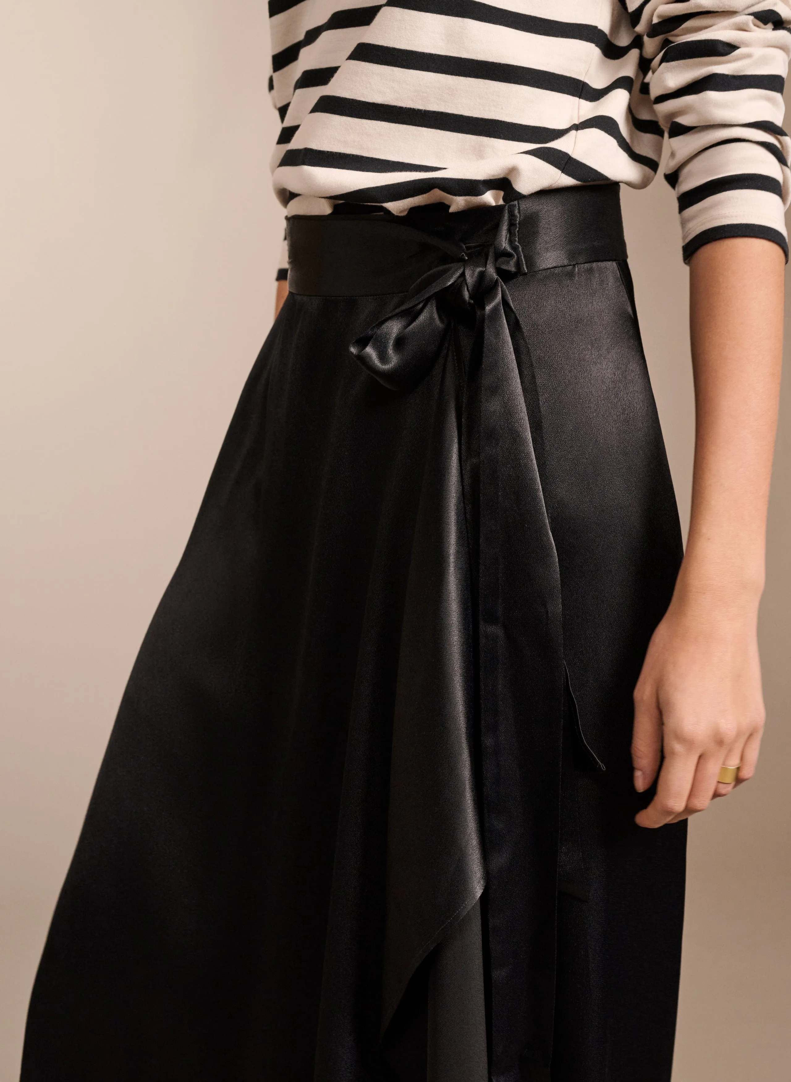 Federica Ecojilin Skirt | Caviar Black