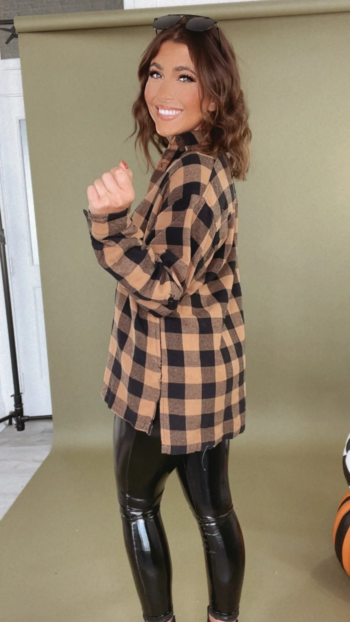 Fireside Boyfriend Flannel, Sand