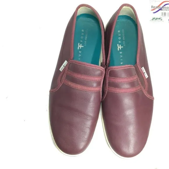 Five Four Los Angeles Slip-On Sneakers Red Size 12