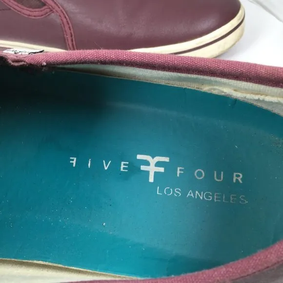 Five Four Los Angeles Slip-On Sneakers Red Size 12