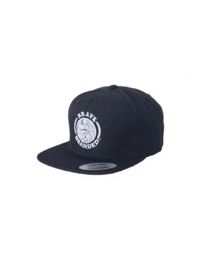 Flat Bill Snapback | Black