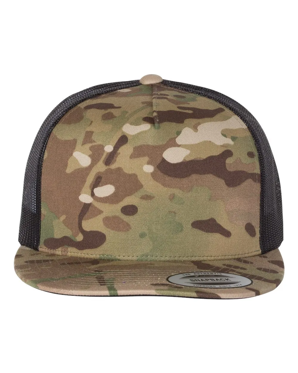Flat Bill Trucker Cap