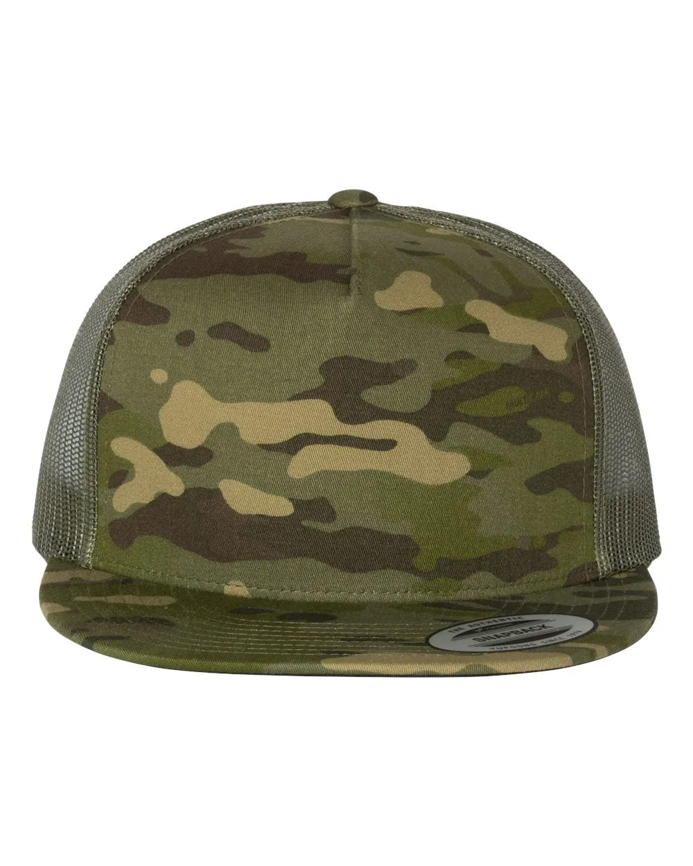 Flat Bill Trucker Cap