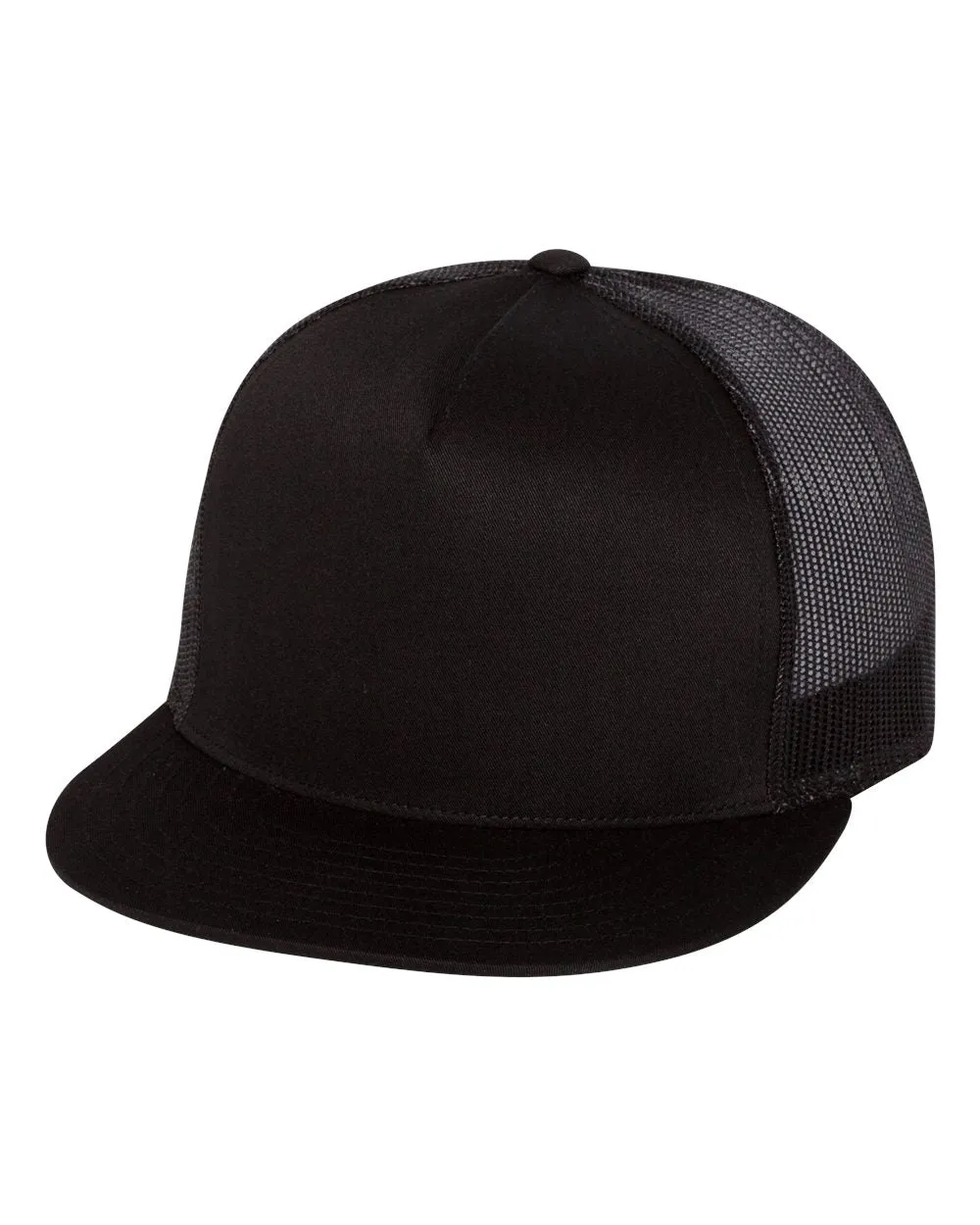 Flat Bill Trucker Cap